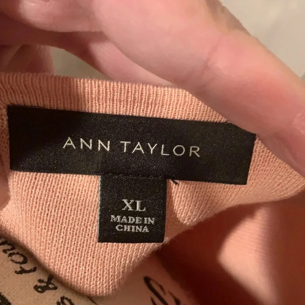 Ann Taylor Powder Pink Knit Dress (Size XL) - Picture 4 of 5